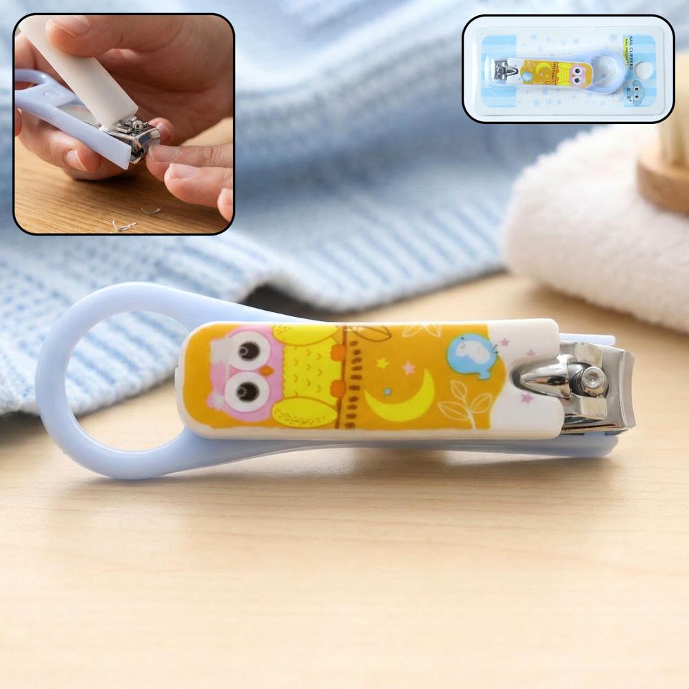 Cute Cartoon Owl Design Baby Nail Clipper (1 Pc) - Color: Stainless Steel