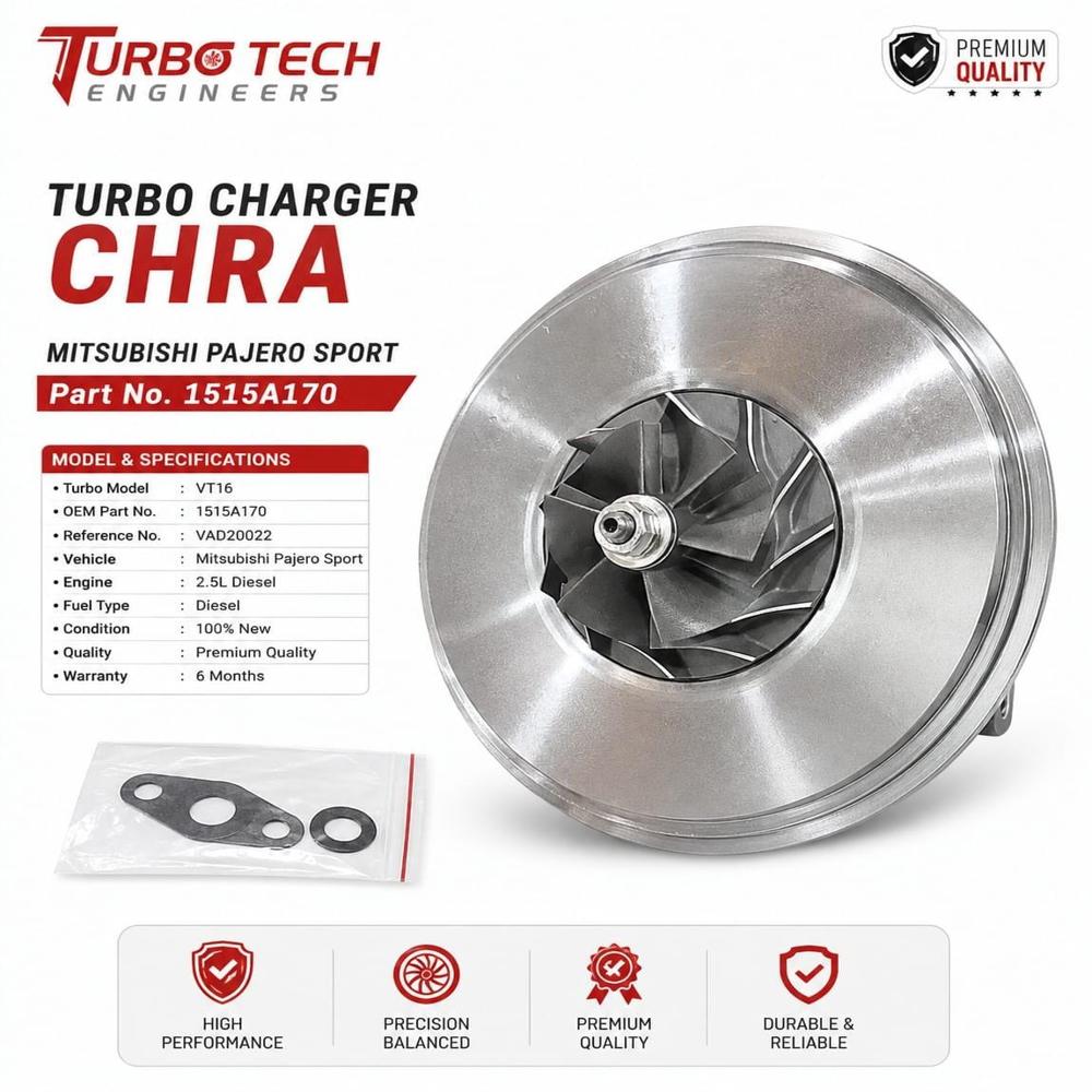 Mitsubishi Turbo Charger Chra Part No. 1515A170 | Vad20022 | Vt16 - Country Of Origin: India