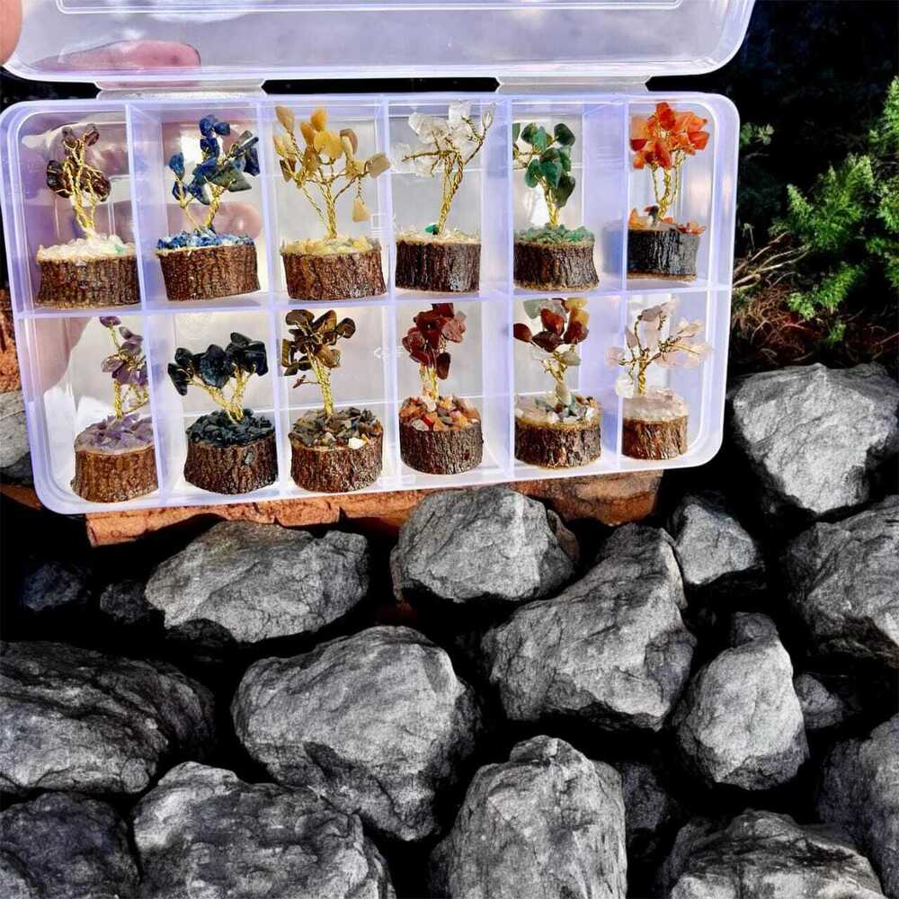 Mini Crystal Gemstone Tree