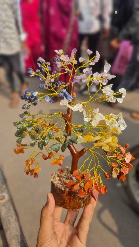 7 Chakra Crystal Gemstone Tree 300 Beads