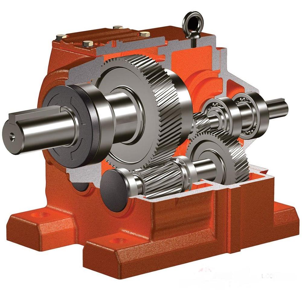 Inline Helical Gearbox - Color: Blue