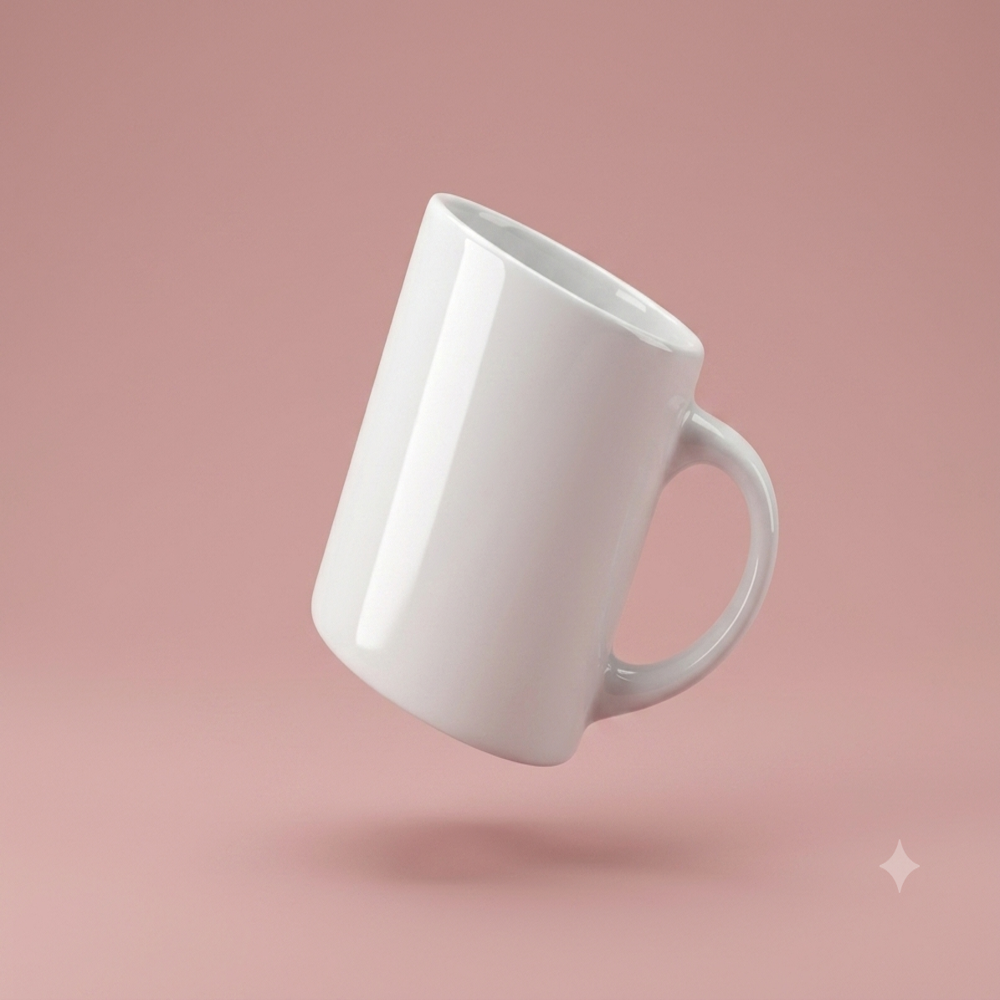 White 6oz Mug - Capacity: 200 Milliliter (Ml)