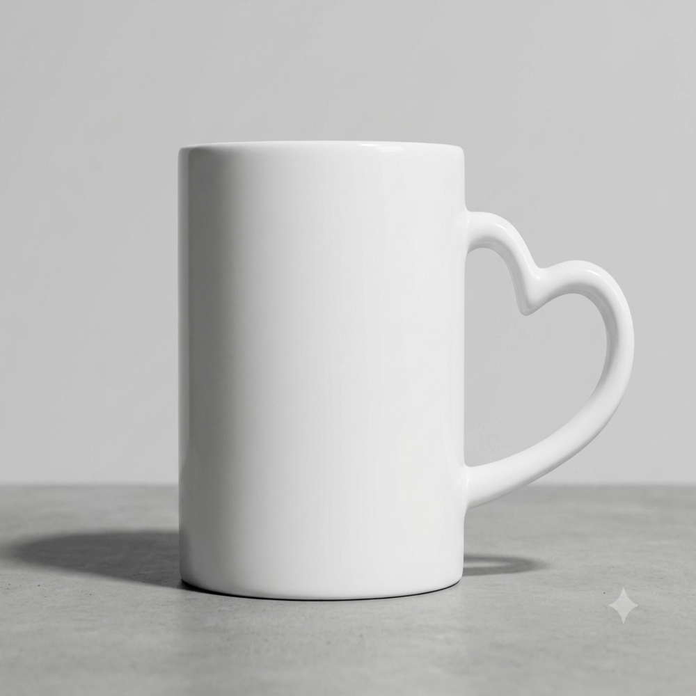 white heart henle mug