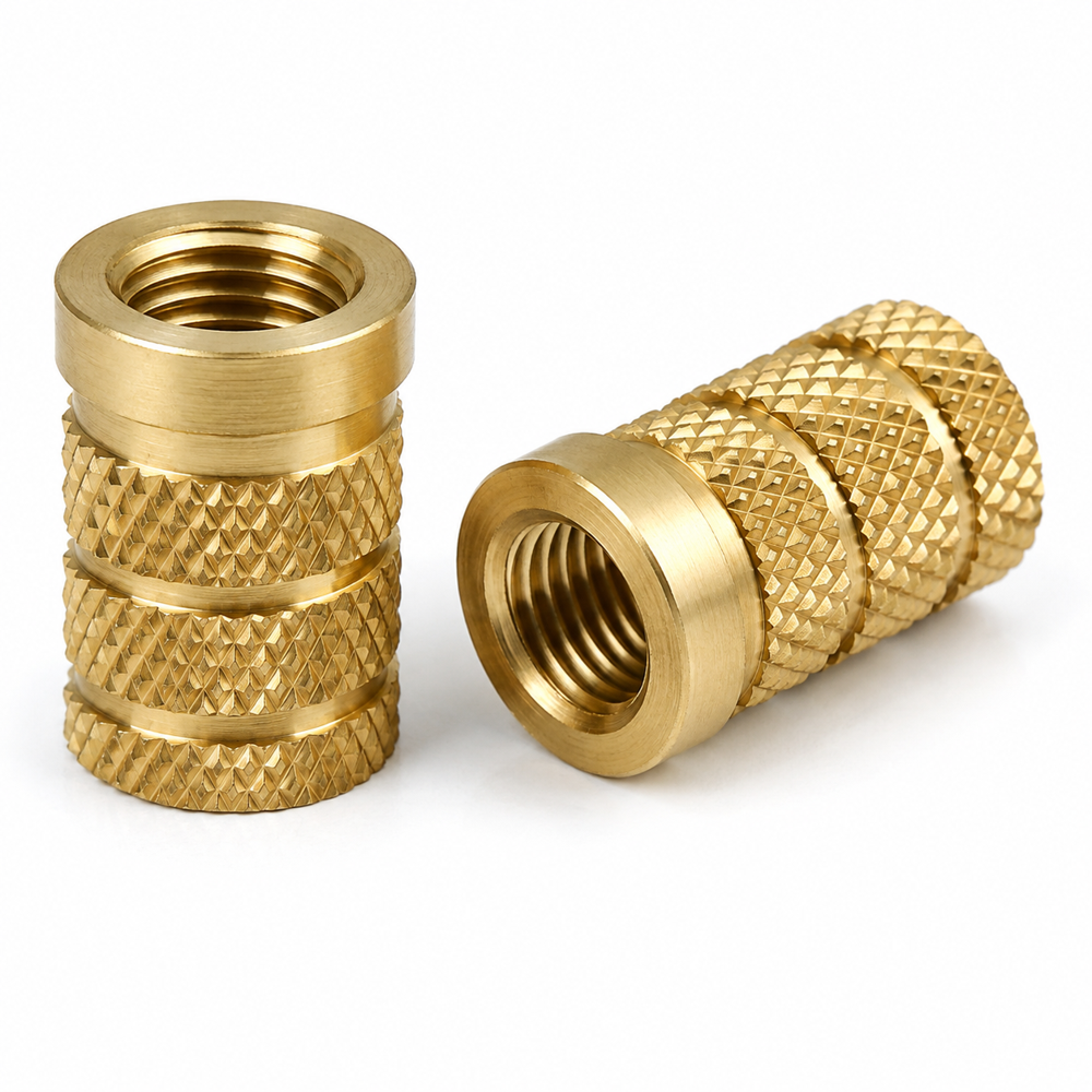 Brass Inserts with Collar