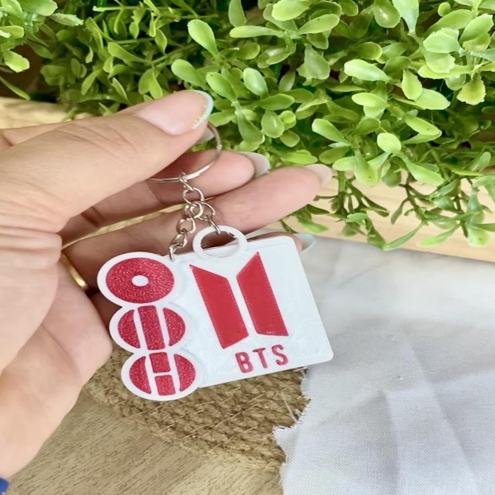 Bts Acrylic Keychain - Color: As Per Requirement