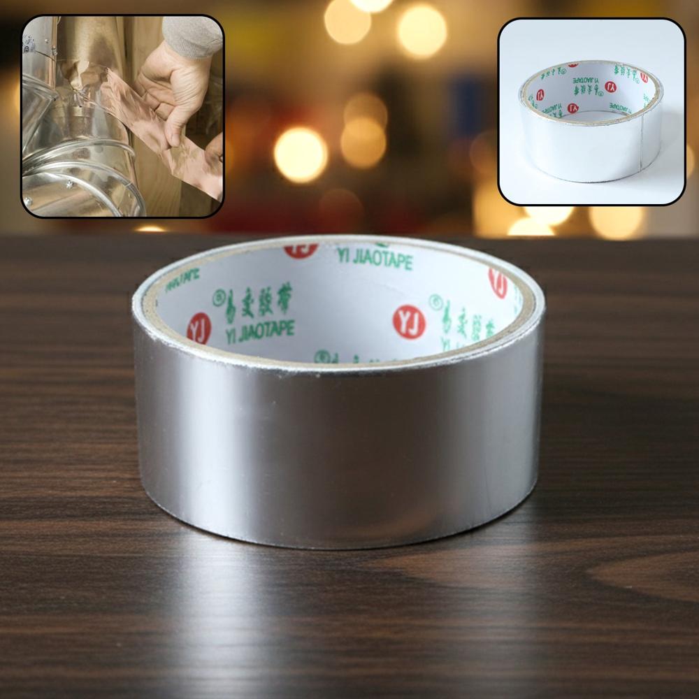Heavy-Duty Aluminium Foil Adhesive Tape 85x40 mm (1 Pc)