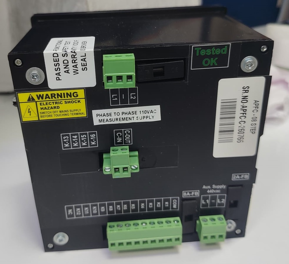 8 Stage HT APFC Relay1 Phase 440 Volt