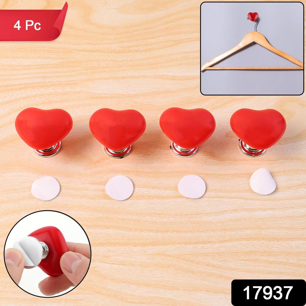 Heart-Shaped Knob Pulls Toilet Press Button (4 Pc) - Application: As Per Product Requirement