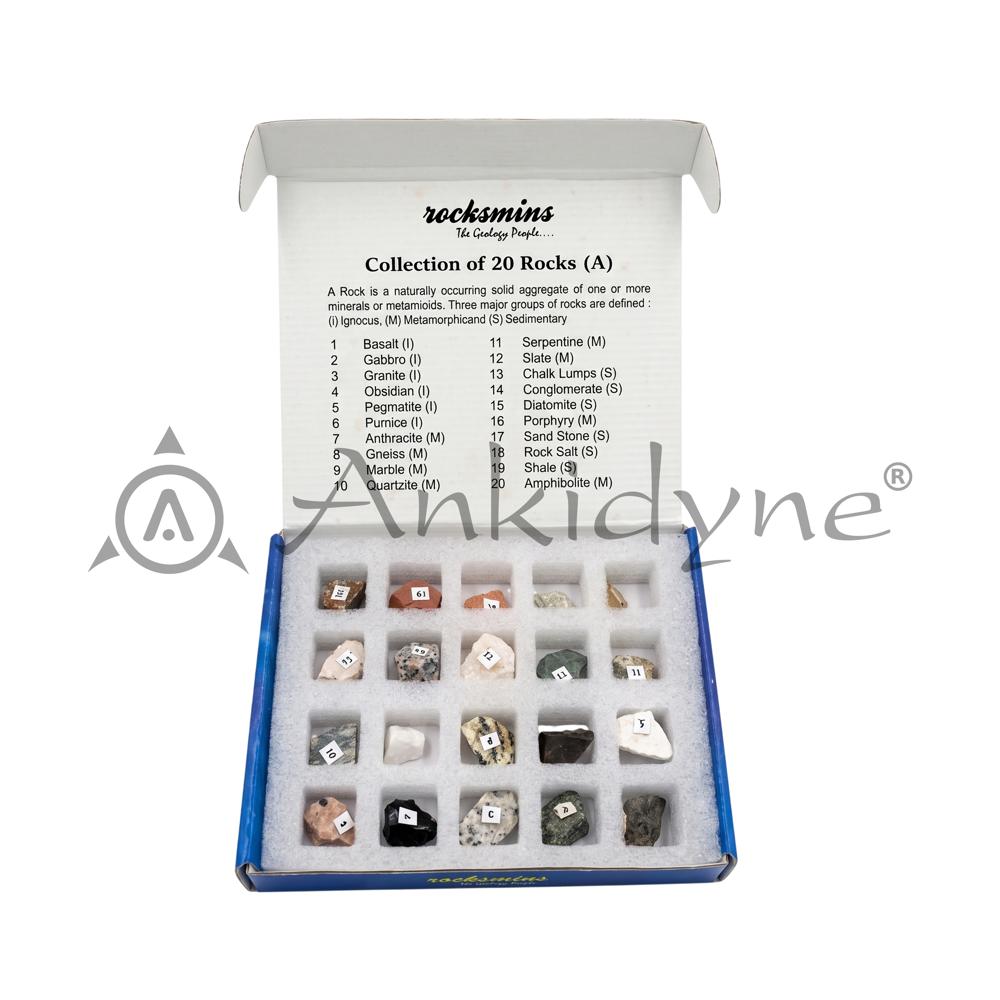Rocks Set of 20 in Tray