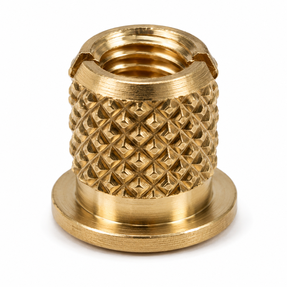 Brass Inserts with Collar