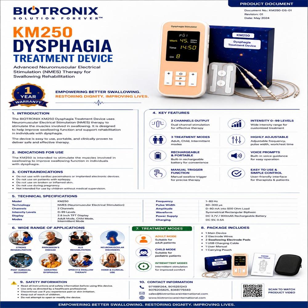 Dysphagia NMES Therapy Machine for Rehabilitation