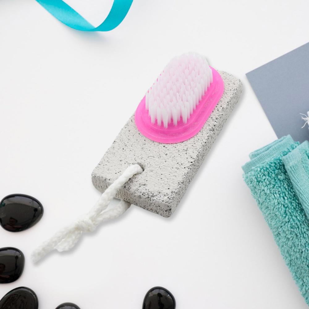 Hand And Foot Brush With Pumice Stone To Remove Dead Skin - Age Group: As Per Product Requirement