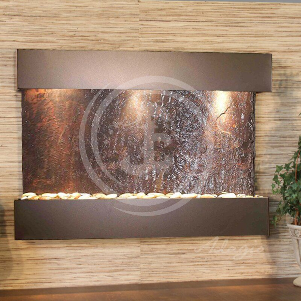 Stainless Steel Wall Fountain - Color: Multicolor
