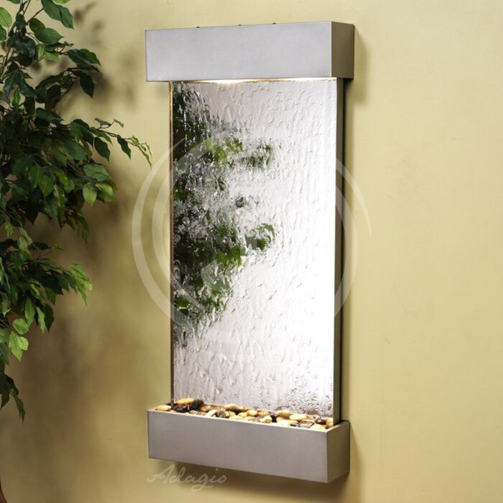 Stainless Steel Wall Fountain - Color: Multicolor