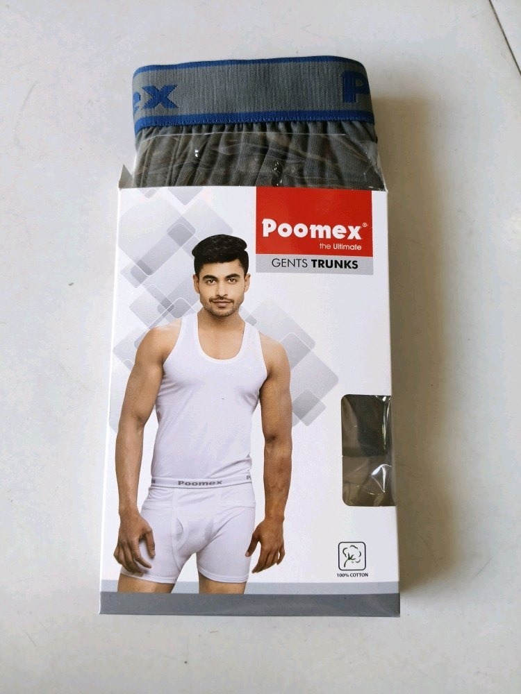 Poomex Mens Grey Trunk
