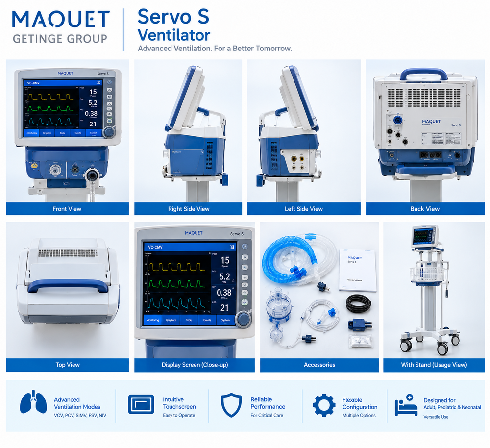 Maquet Servo S Ventilator - Accuracy: Parameter-Specific; Refer To The Technical Manual