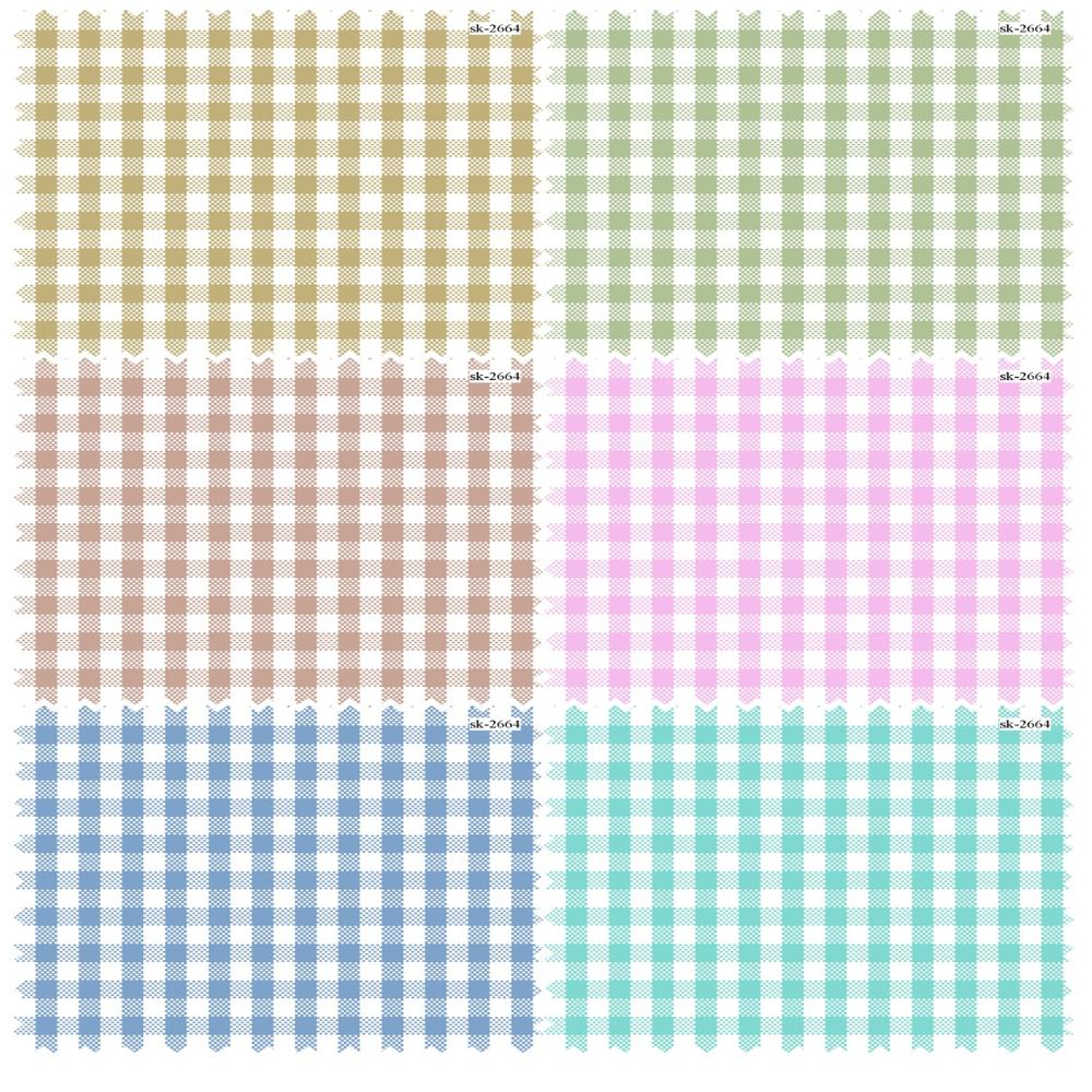 GHINGHAM OXFORD CHECKS SHIRTING FABRIC 58"