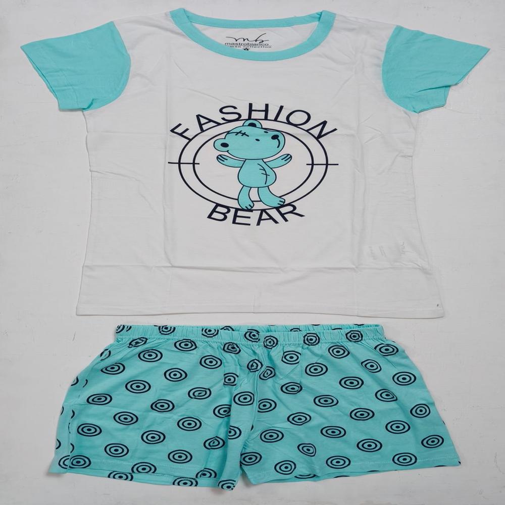 W13691 | Ladies Short Sleeve and Shorty Set