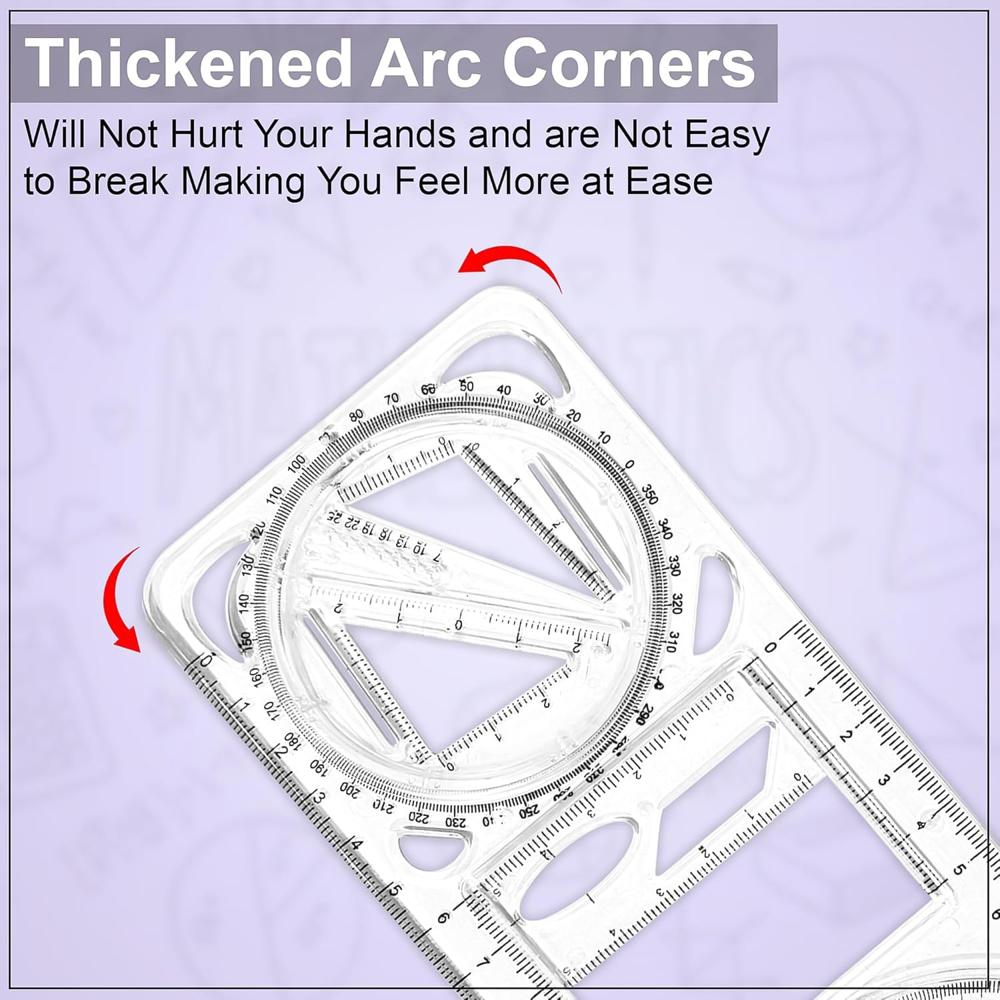 Multi-functional Geometry Drawing Tool (1 Pc) - Application: As Per Product Requirement