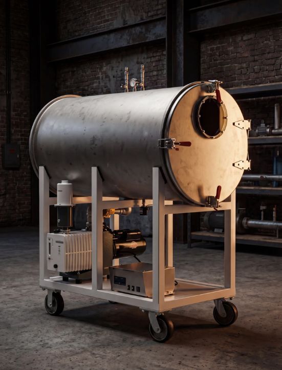 Degassing Chamber - Coating Type: Polished Surface Finish
