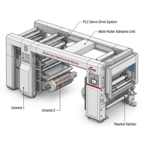 High Speed Solventless Lamination Machine for Flexible Packaging