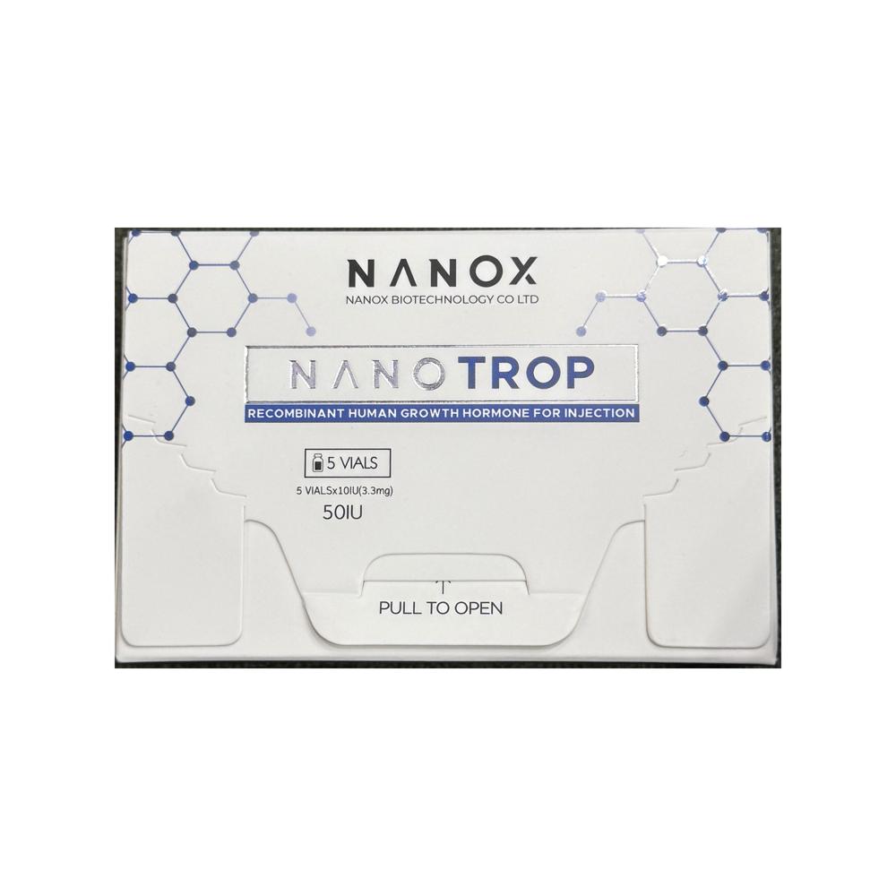 NANOX NANOTROPIN HGH SOMATROPIN 50IU, 5 VIALS