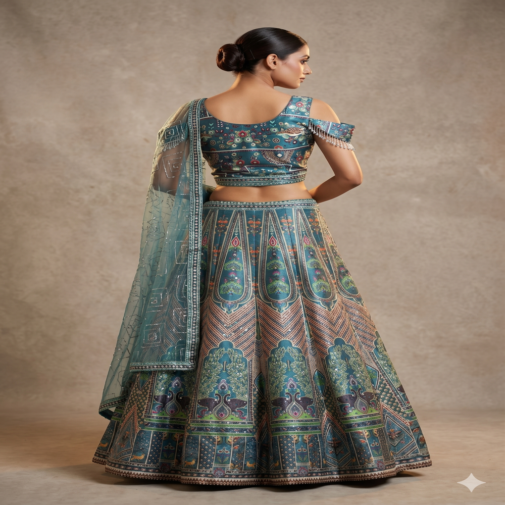 Crop-TOP Banarsi Print
