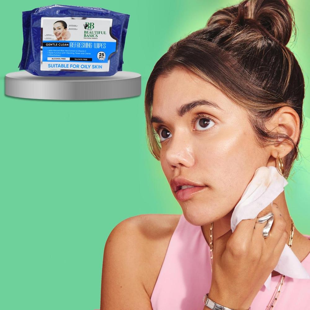 Refreshing Alcohol-Free Wet Wipes Facial & Body Wipes (25 Pc) - Age Group: As Per Product Requirement