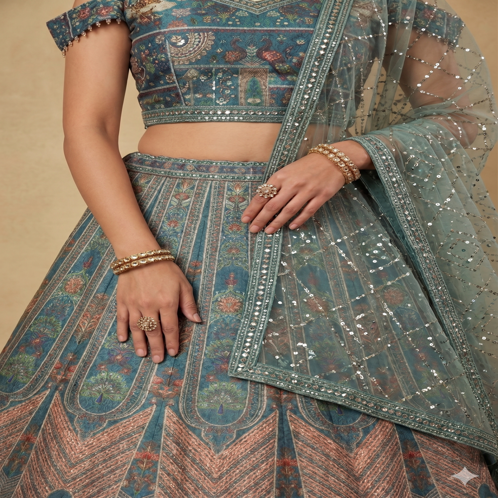 Crop-TOP Banarsi Print