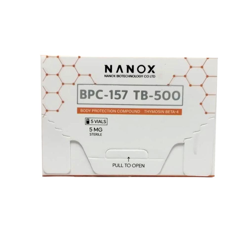NANOX BPC-157 TB-500 5 MG, 5 VIALS