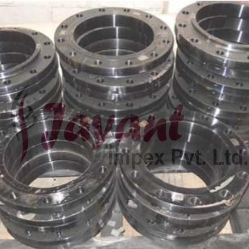 BS Standard Yellow Black Anti Rust Oil Steel Pipe Flanges