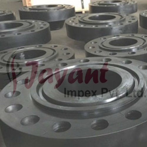BS Standard Yellow Black Anti Rust Oil Steel Pipe Flanges