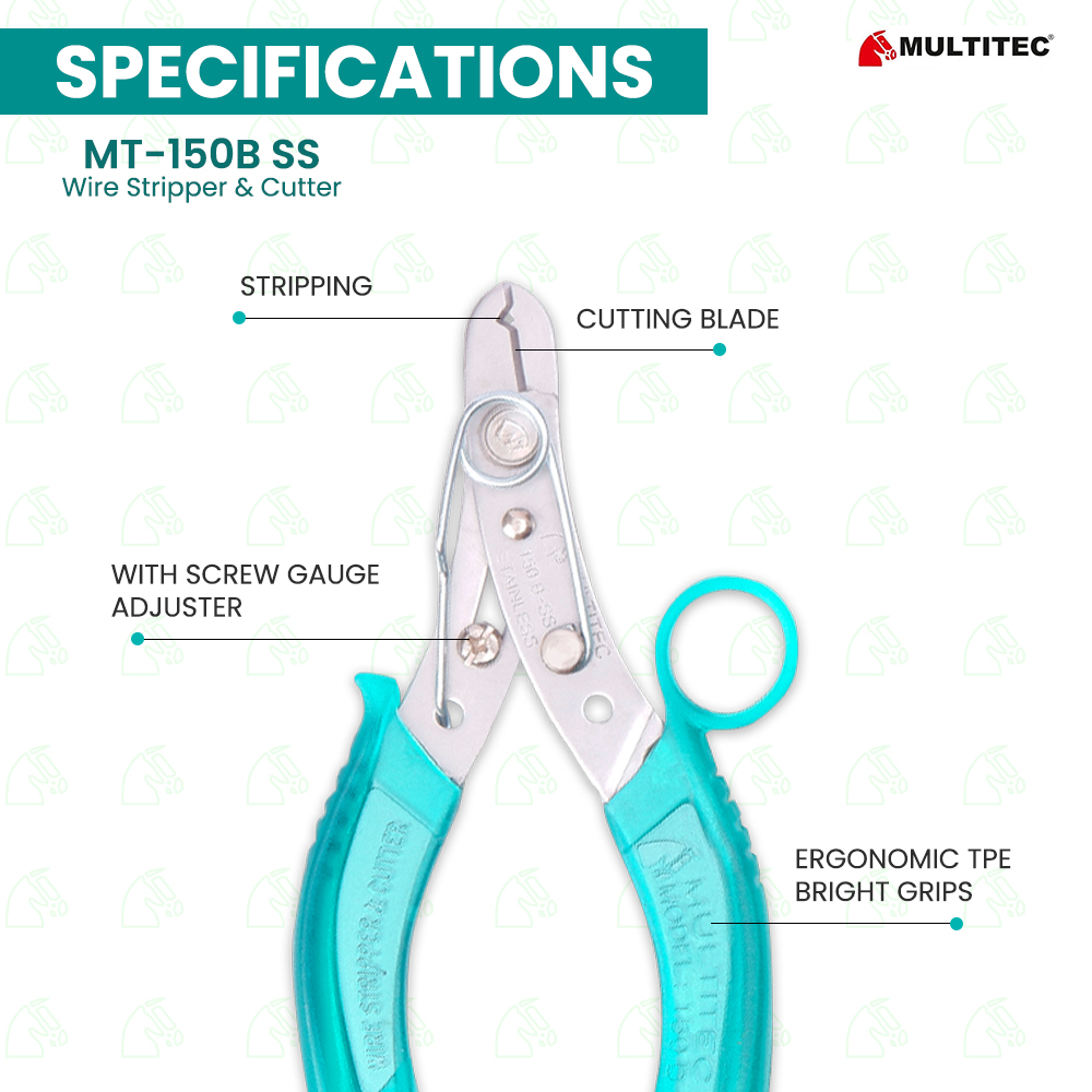 STAINLESS STEEL WIRE STRIPPER AND CUTTER