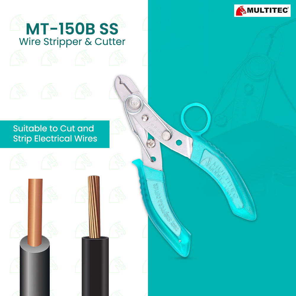 STAINLESS STEEL WIRE STRIPPER AND CUTTER
