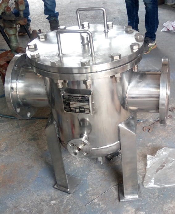 Jacketed Filter - Stainless Steel, Standard Size | Silver, Industrial Usage