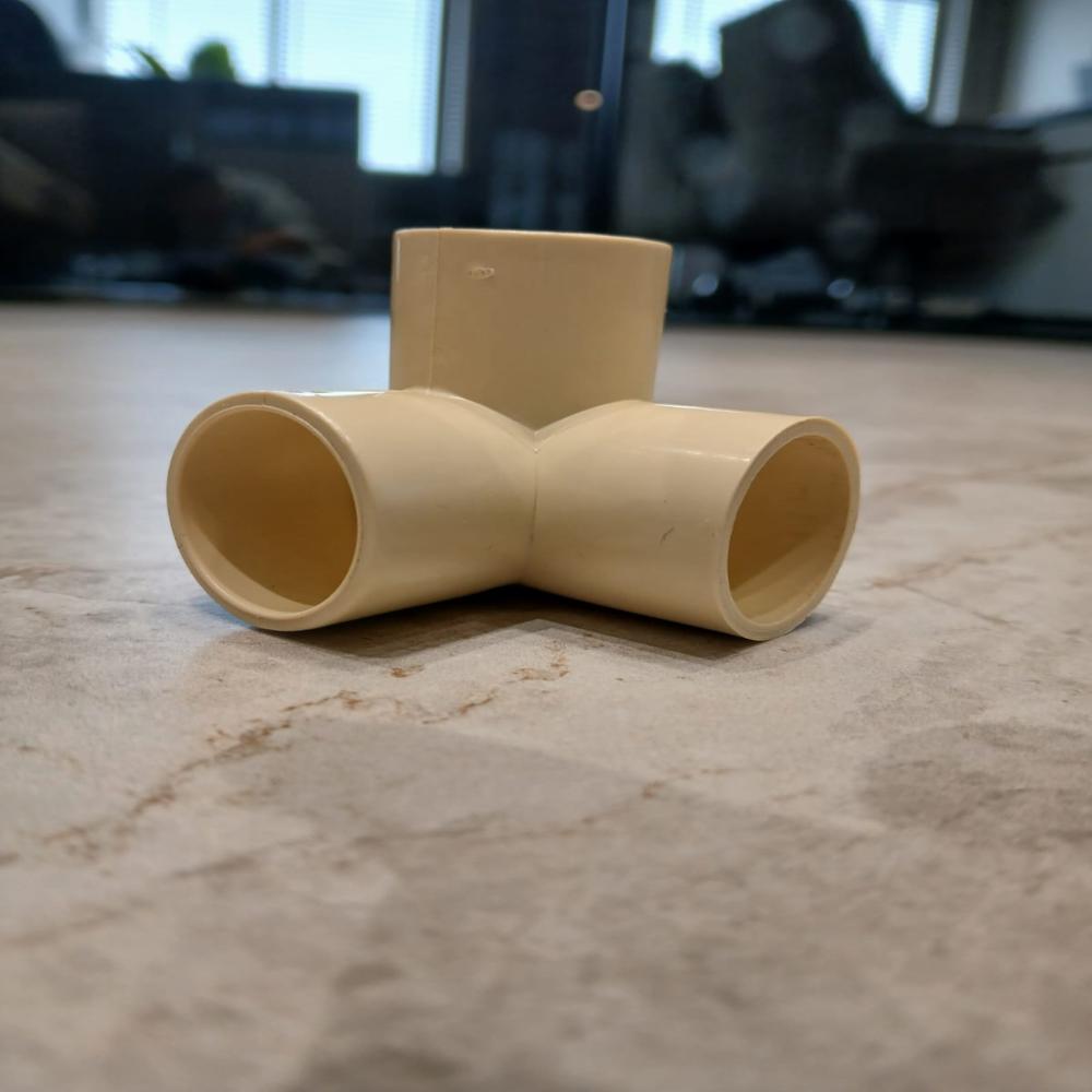 Cpvc 3 Way Elbow 3/4'' Inch - Color: Cream