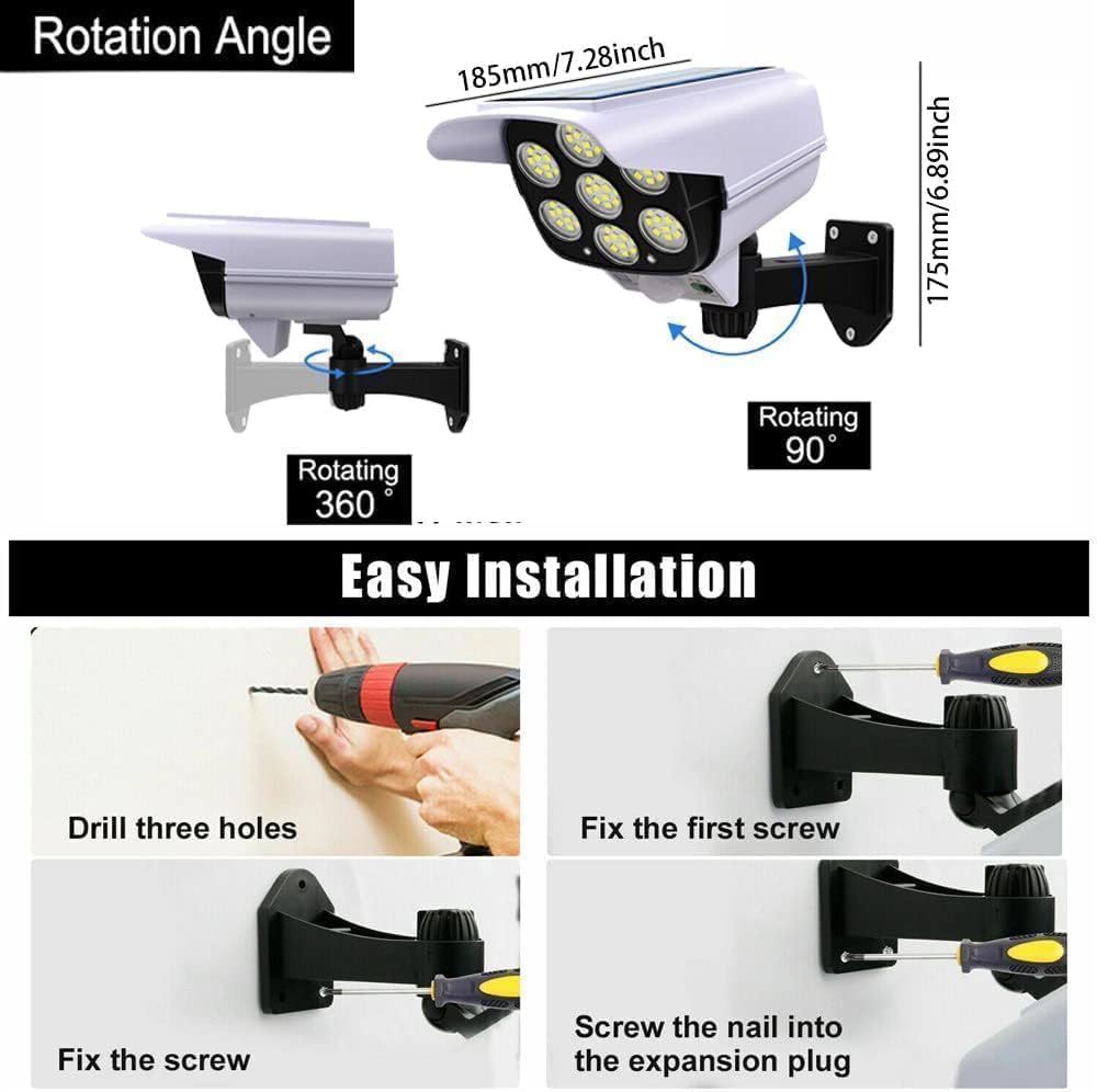 2188 Solar Sensor Wall Light - Color: White