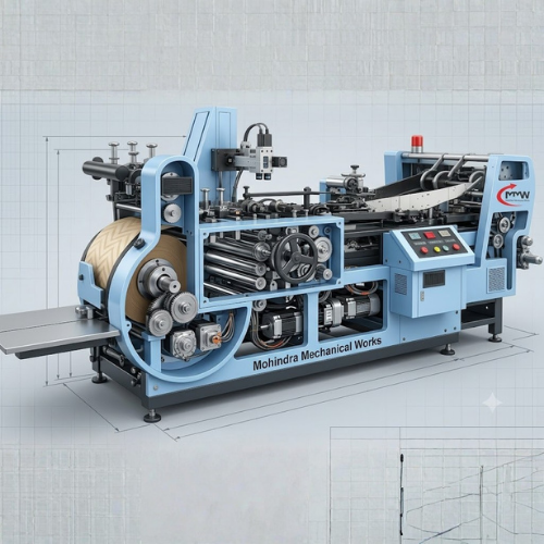 Automatic High Speed Kraft Paper Bag Making Machine - Bag Length: 150 - 450 Millimeter (Mm)