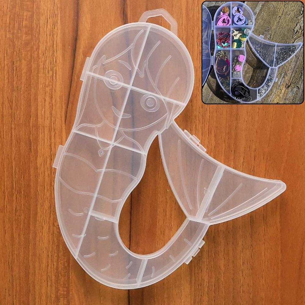 Mermaid Shape Plastic Storage Organizer Box (1 Pc) - Application: As Per Product Requirement