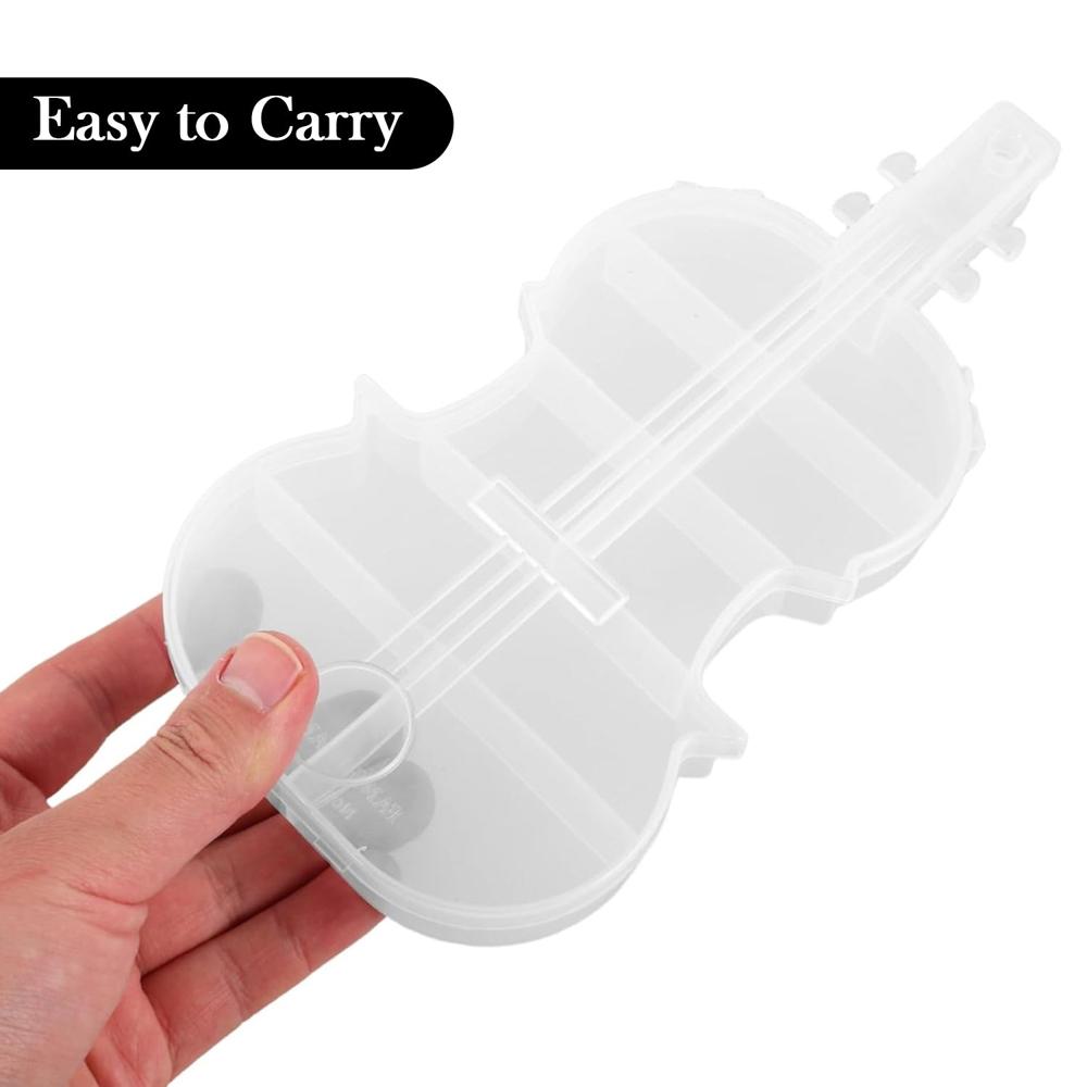 Violin Shape Plastic Storage Box (1 Pc) - Application: As Per Product Requirement