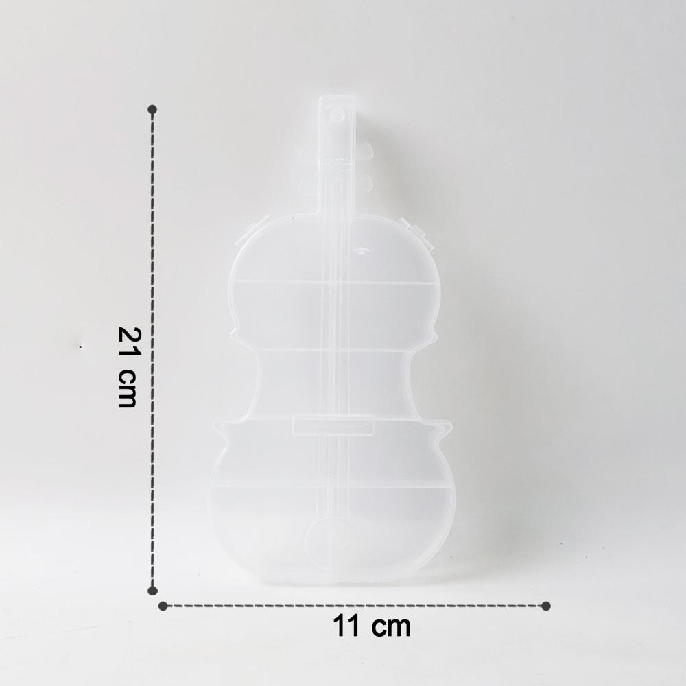 Violin Shape Plastic Storage Box (1 Pc) - Application: As Per Product Requirement