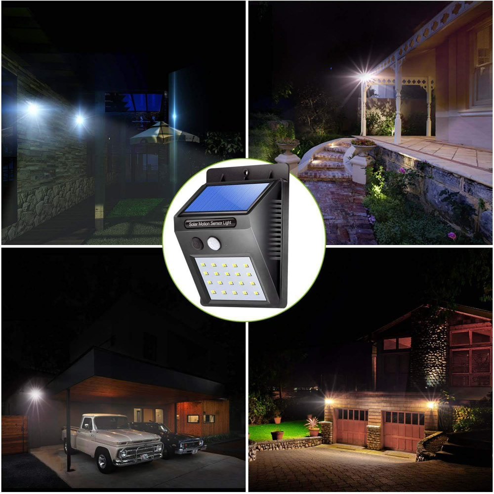 Solar Motion Sensor Light - Warranty: No