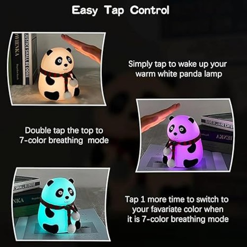 Kids Toy Night Light Panda-Lampled