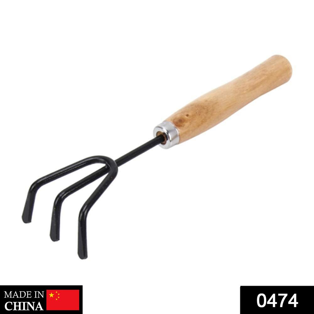 Hand Cultivator (Steel, Black) - Color: Garden & Outdoors