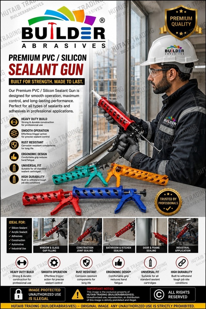 PVC-Silicone Sealant Gun (Caulking Gun)