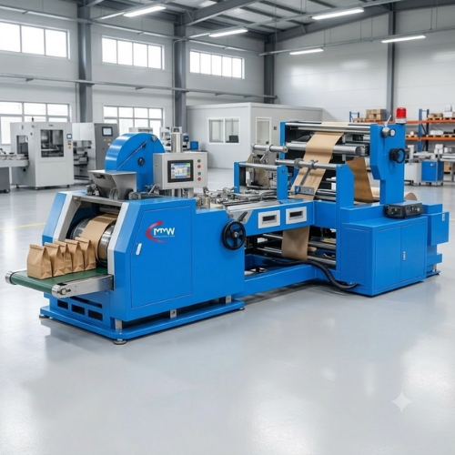 Automatic Square Bottom Paper Bag Machine