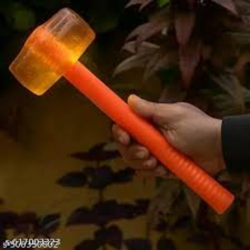 Rubber Hammer - Color: Orange & Green