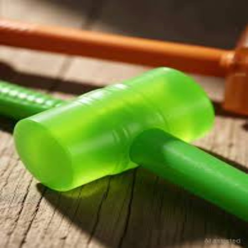 Rubber Hammer - Color: Orange & Green