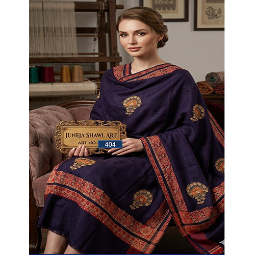404 Traditional Woolen Embroidered Shawl