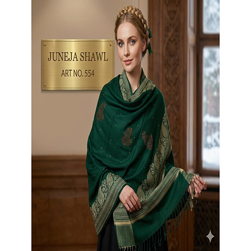 554 Ladies Intricate Traditional Woven Patterns Shawl